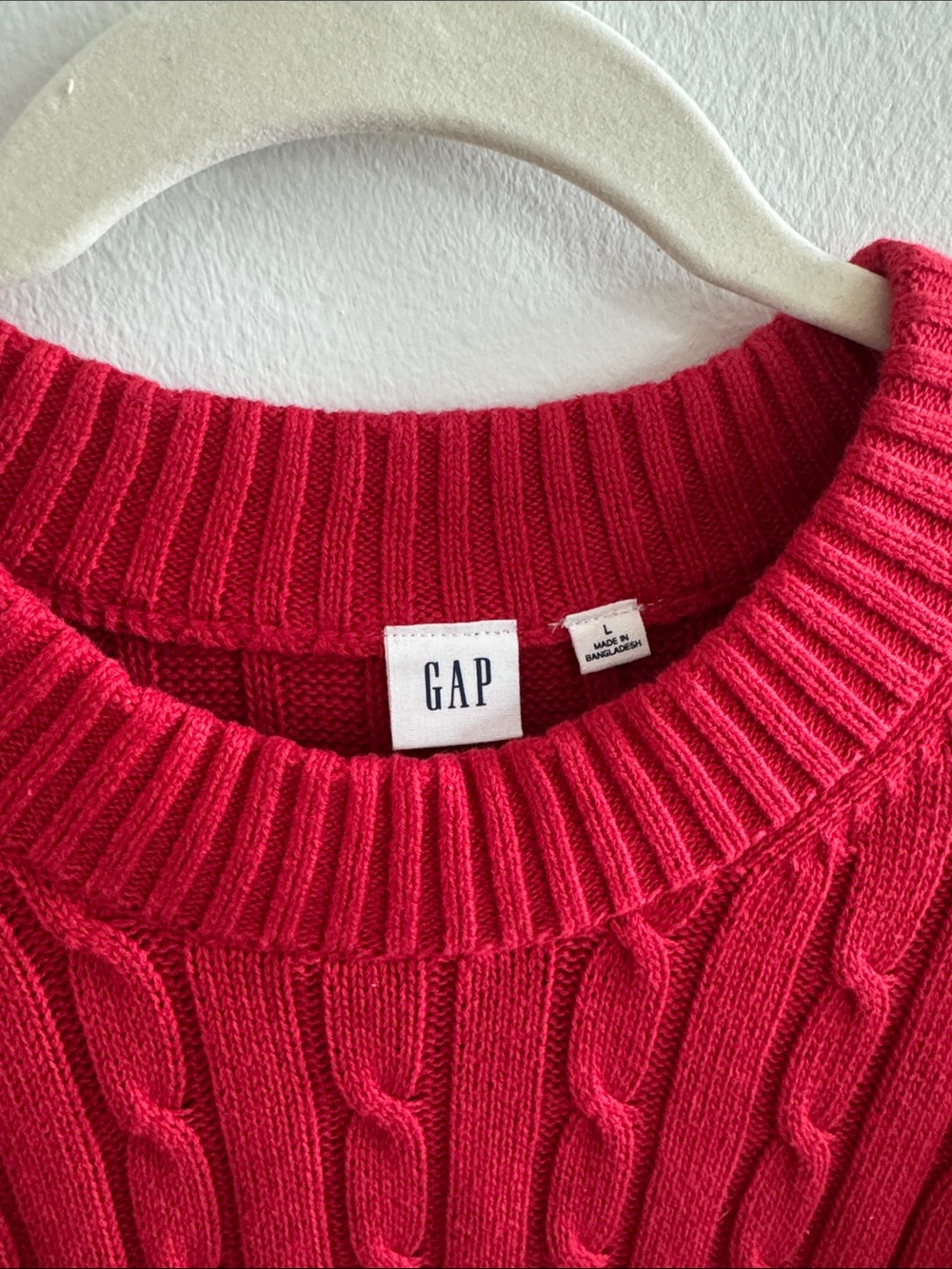 Red Gap Sweater - Picture 2 of 4